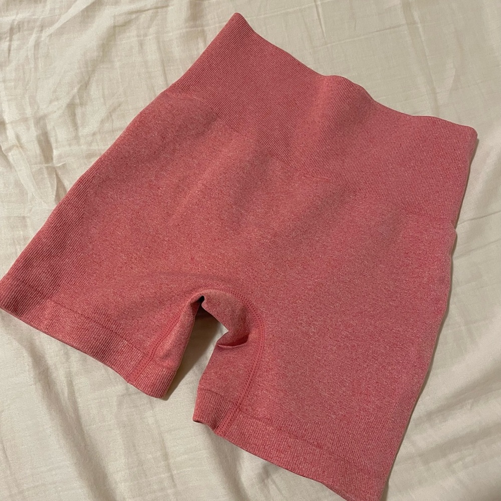 pink biker shorts size S